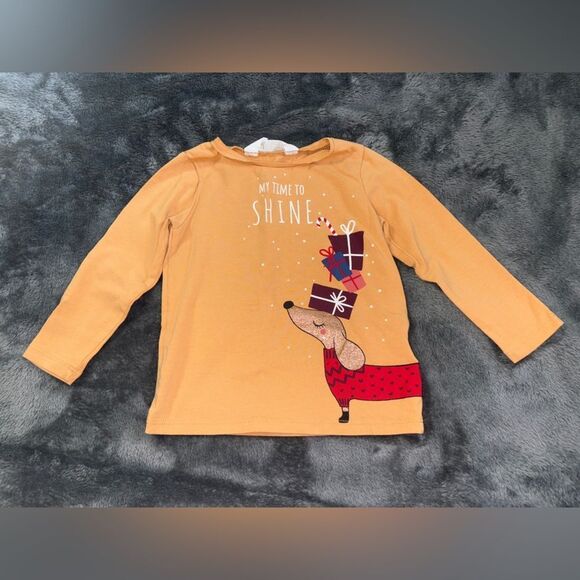 2t h &m Christmas wiener dog shirt - Picture 1 of 2